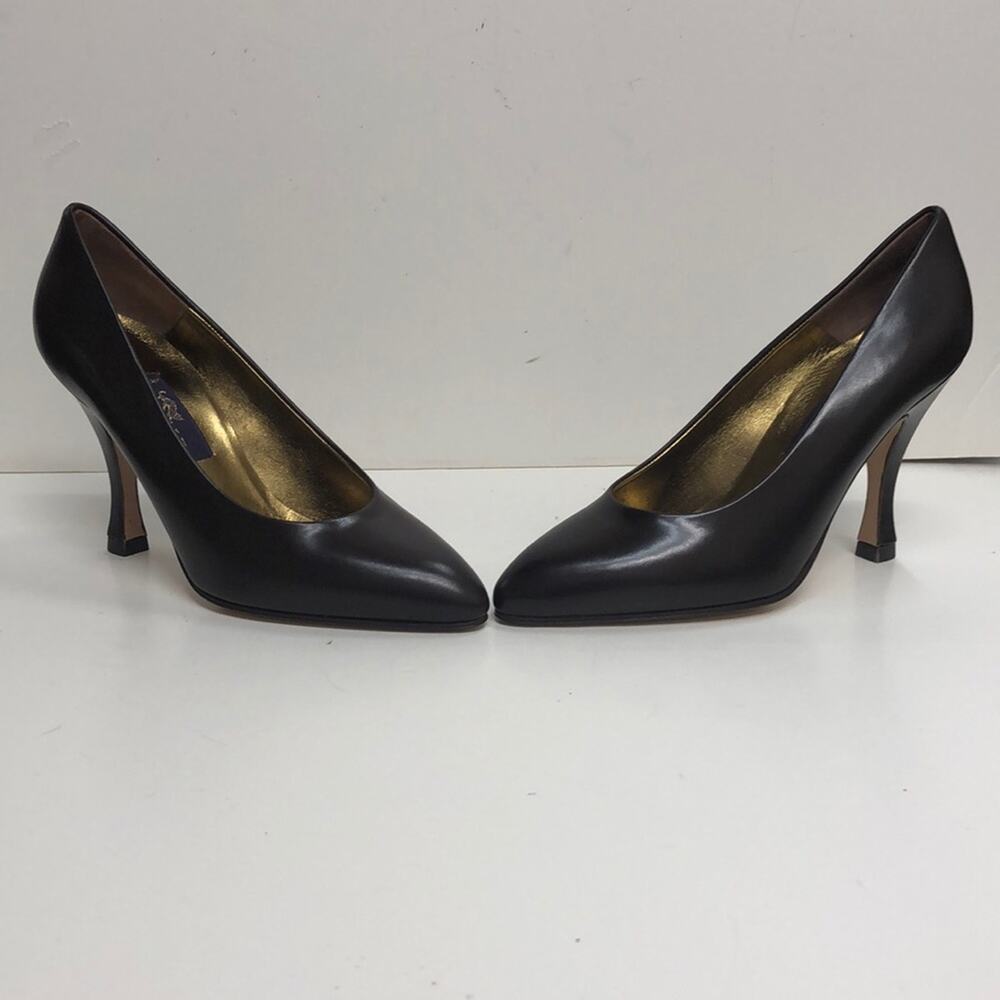 Baldan Made in Italy Brown Leather High Heel Pump - Picture 2 of 5